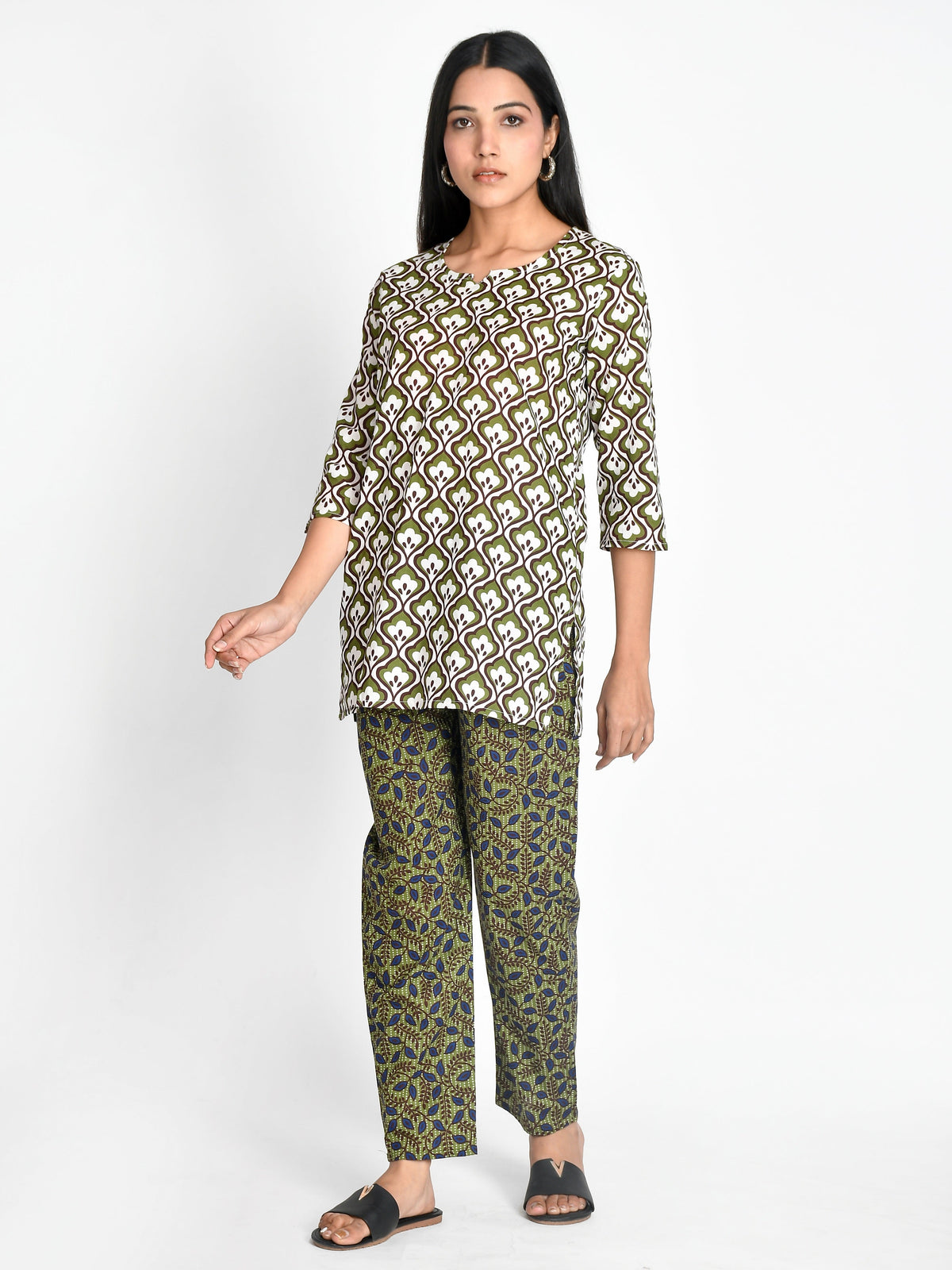Pure Cotton printed Night suit for girls/Women