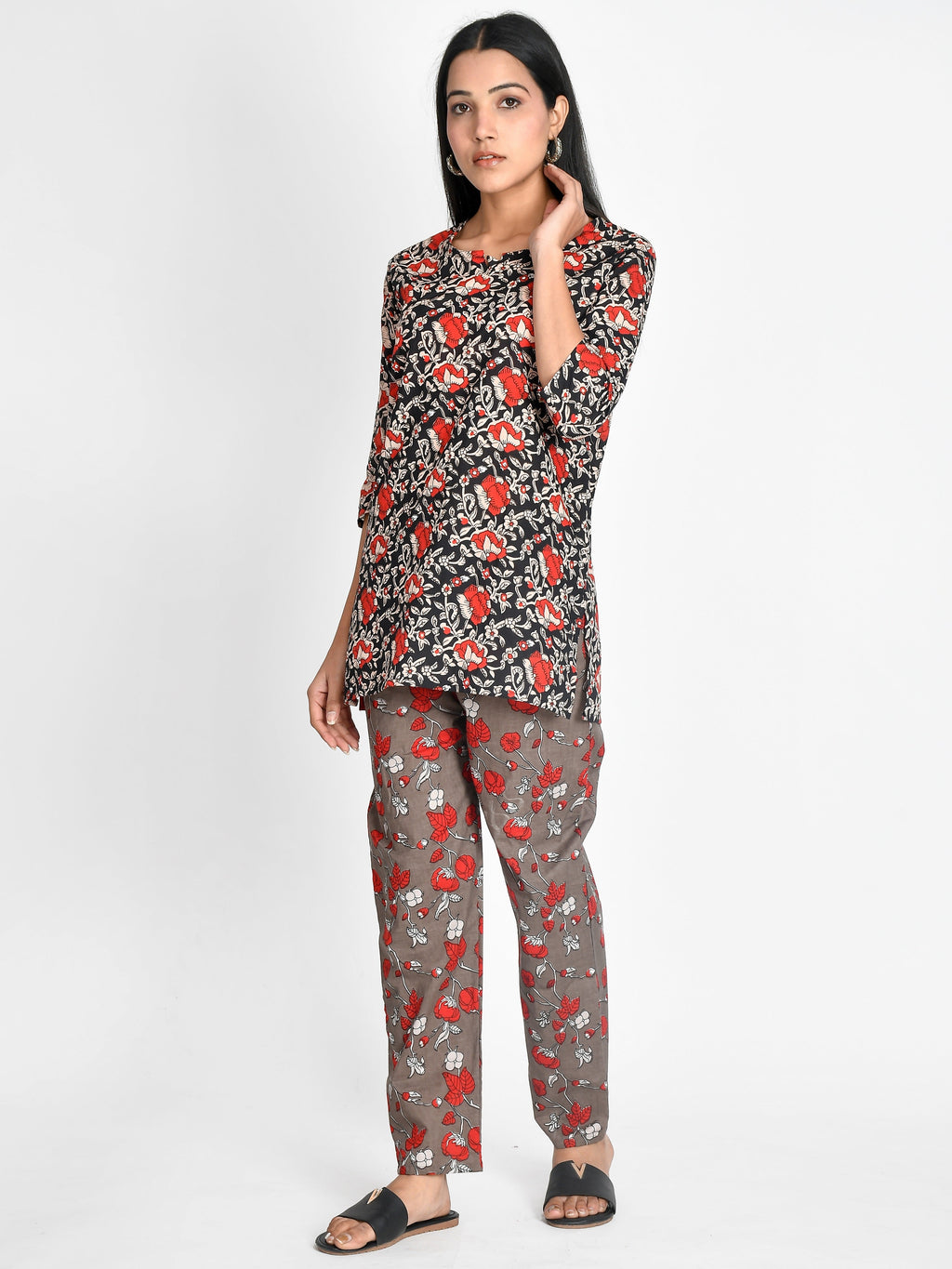 Pure Cotton printed Night suit For women/girls