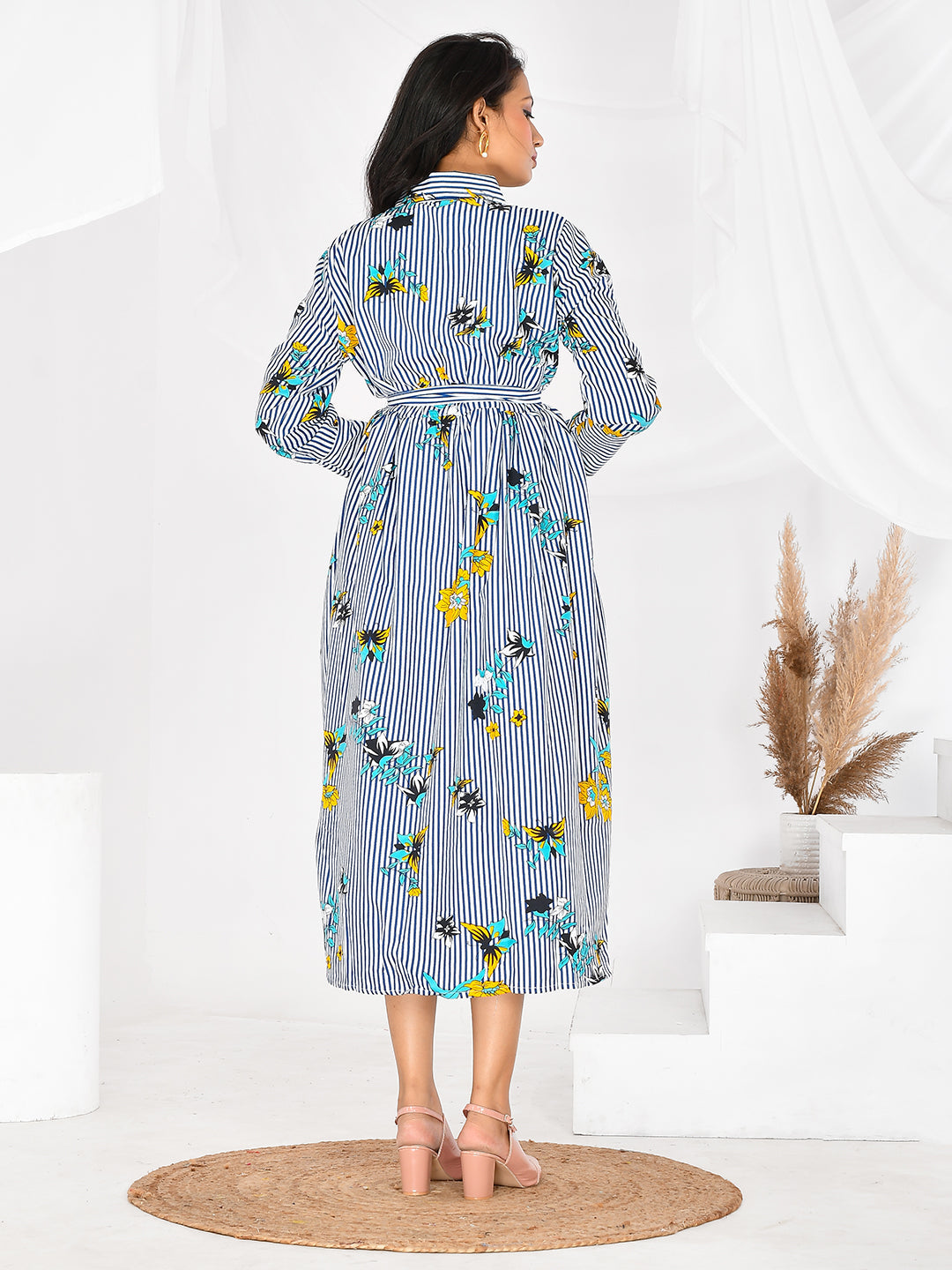 Grey printed Party wear western Dresses for Girls/women