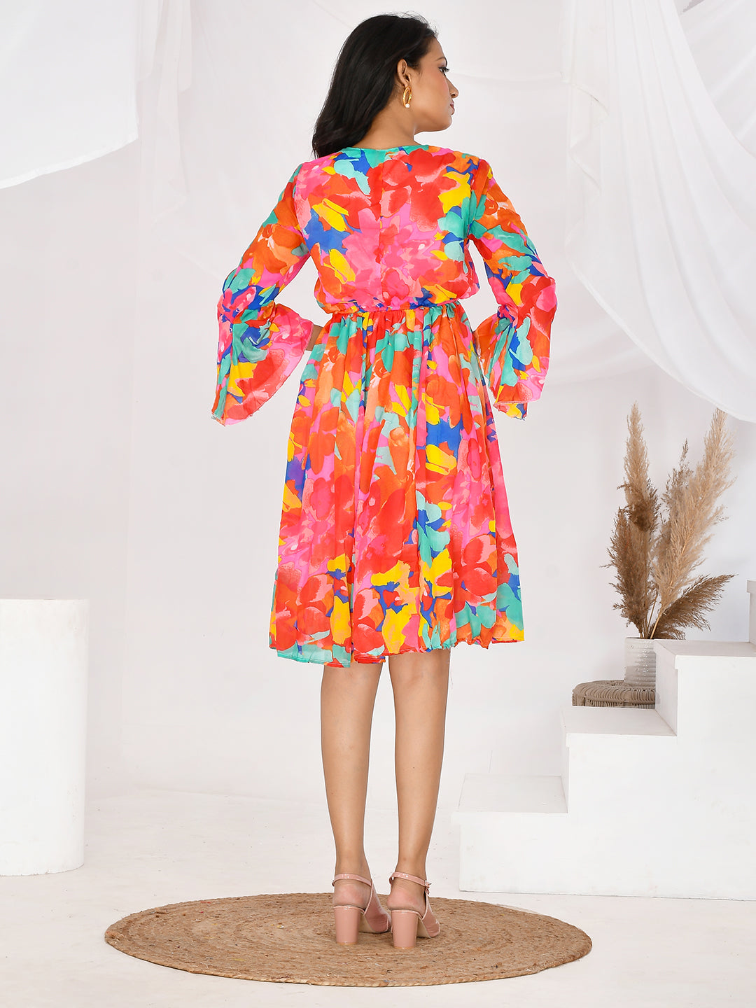 Multi Colour party wear western Short dresses for Girls & Women