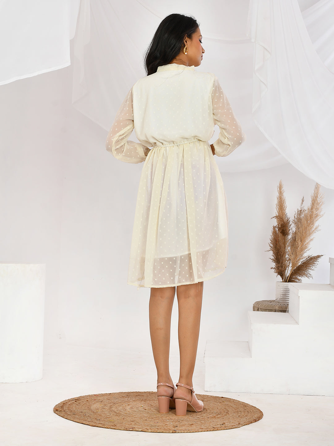 White self western Dresses for Women/Girls
